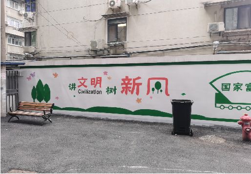 红安社区墙绘